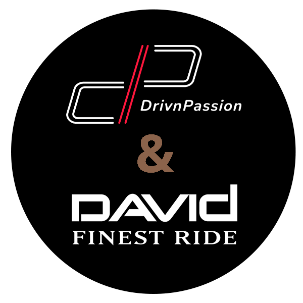 Logos of David Finest Sports Cars and drivnpassion - partner for exclusive rides