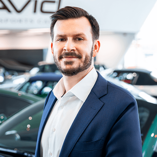 Benjamin David, Managing Partner of David Finest Sports Cars in Hamburg